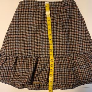 J Crew Mercantile Houndstooth Skirt